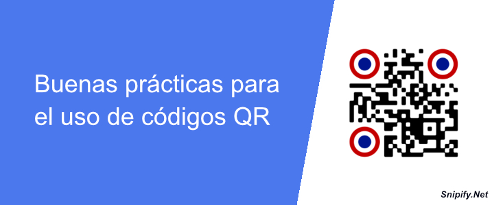 Buenas prácticas para el uso de códigos QR