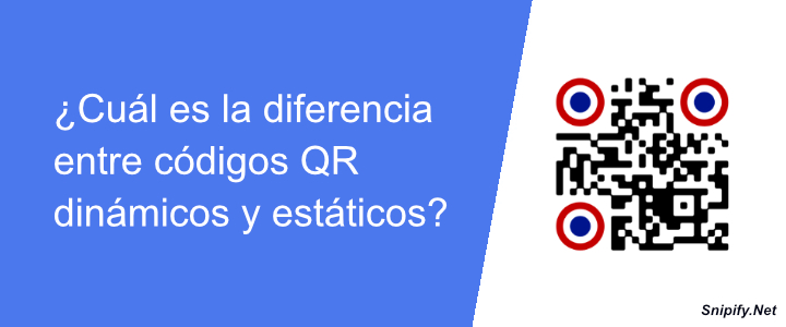 ¿Cuál es la diferencia entre códigos QR dinámicos y estáticos?