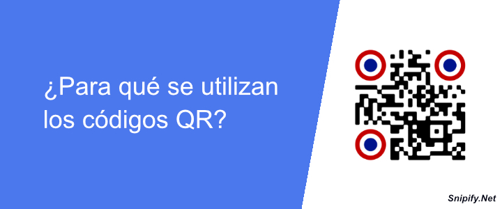 ¿Para qué se utilizan los códigos QR?