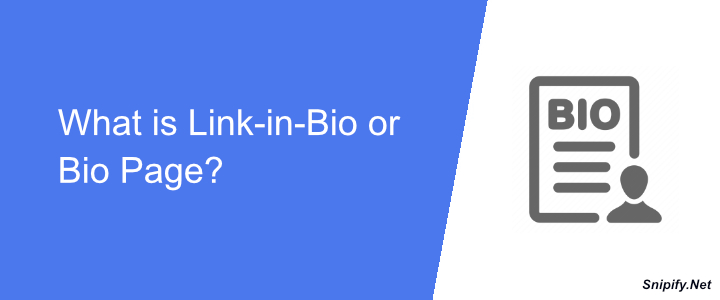 What is Link-in-Bio or Bio Page?